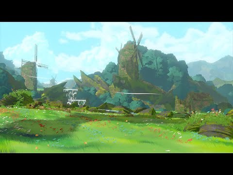 Ghibli Style Environment - Blender Eevee Animation
