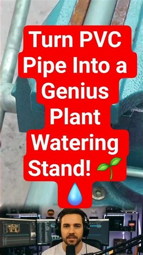 Turn PVC Pipe Into a Genius Plant Watering Stand! 🌱💧