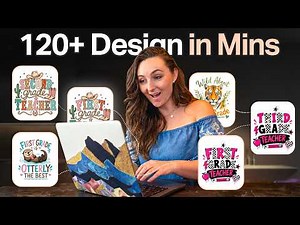 How I Make 120 Etsy Designs In Under An Hour (Using AI)