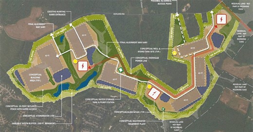 Hundreds pack meeting to oppose proposed 400-acre data center near Wyndham