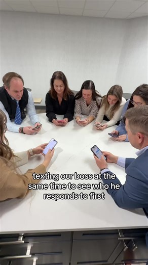 Texting Our Boss: Who Gets the Response First?