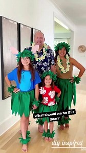 1.1K views · 21 reactions | These are just some of the costumes I’ve made over the years.  Mia’s Cousin Itt Truck or treat pail and Luau Stitch costume are the most copied online! They are big hits! What should our family Halloween costume be this year? #costumeideas #diycostume #diyhalloweencostume #halloweencostume #liloandstitch #addamsfamily #disneycosplay | DIY Inspired | Facebook