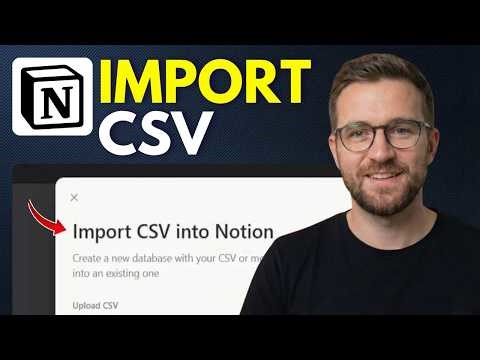 How to import CSV to Notion database (Step By Step 2026)