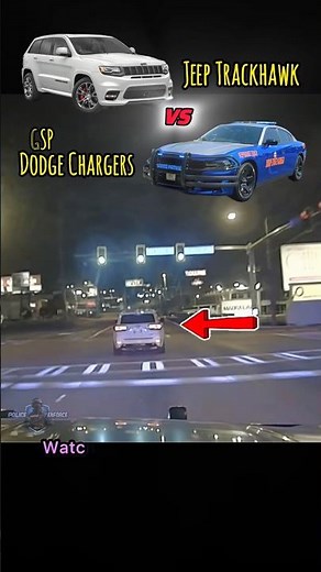 STATE TROOPERS VS JEEP TRACKHAWK 🚔🚘