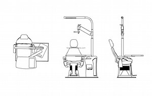 Optometry Chair - Free CAD Drawings