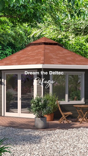 Dream a little dream… right in your own backyard. Introducing the Deltec Backyard Cottages — the Refuge and Sanctuary — compact, round retreats designed to bring big dreams to small spaces. At 326 and 517 sq ft, these thoughtfully right-sized cottages blend effortlessly into your landscape, with vaulted ceilings, and light-filled interiors that feel far larger than their footprint. Whether you’re looking for a personal retreat, a guest suite, a work-from-nature office, or a creative studio, the 