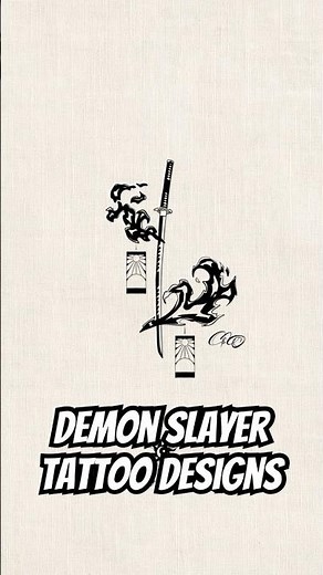 DEMON SLAYER Tattoo Designs #demonslayer