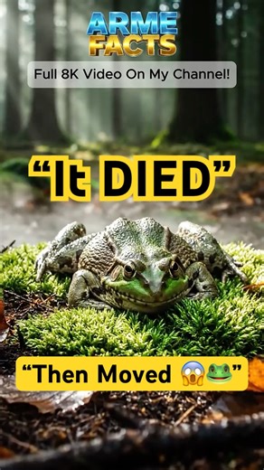 “This Frog Was Dead… Then It Moved 😱”