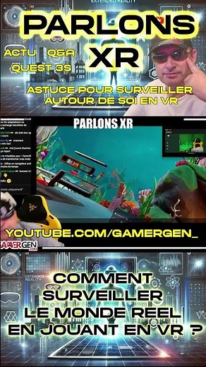 SURVEILLER L'EXTÉRIEUR EN JOUANT EN VR ! #gaming #quest3 #droidcamx