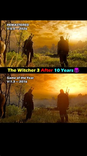 10 Years Later… The Witcher 3 GOTY vs Remastered 🤯