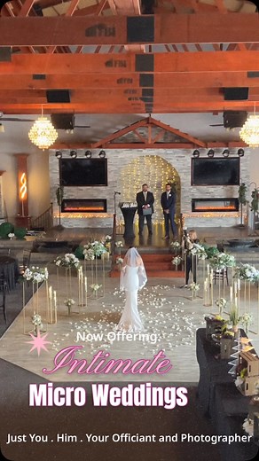 Engaged? Small . Intimate . Meaningful & Inexpensive Micro Wedding packages are now available. Text for Details: 217-971-7876 | Paul’s Paradise