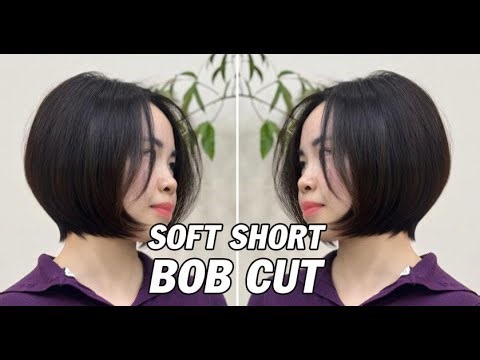 A Soft Short Layered Bob Haircut for Women | Perfect Bob Hair Cutting Tips & Techniques - PART2