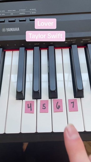 Easy Lover by Taylor Swift piano tutorial! #foryoupage #fyp #taylorswift #lover #taylorsversion #erastour #pianotutorial #piano #foryou