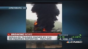 CSX train derails in Virginia: Reuters