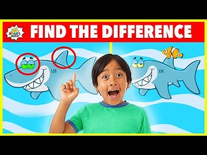 Spot The Difference Game for Kids with Ryan! - Videos For Kids