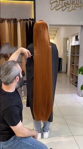 Haircut 😱 long hair #hair #nouryounes #haircut