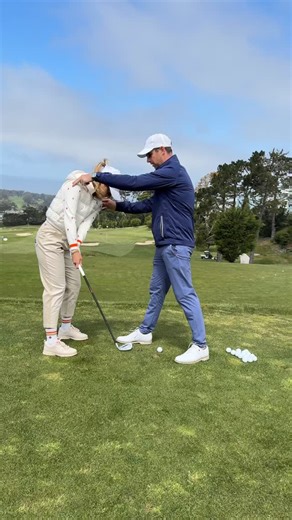 Kira K. Dixon on Instagram: "1st lesson back in ??? @patsteffes #Golf #golflesson"