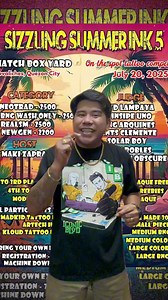 SIZZLING SUMMER INK 5🔊 on the spot tattoo competition JULY 20,2025🔊🔊 | Loyd Tattoo/ Loyd Lampaya