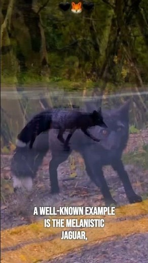The Enigmatic Beauty of Melanism in the Animal Kingdom #naturewonders