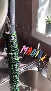 #how to install a bat grip easy quick little magic I bat wrap I bat grip tape I right or left hand