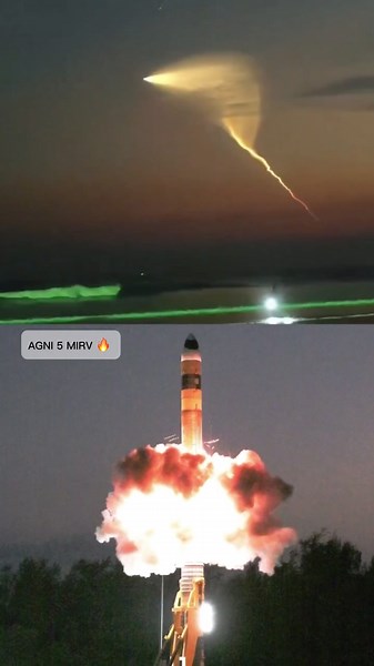 India Successfully Tests Advanced Agni Missile with MIRV Capability #youtubeshorts #indian #army