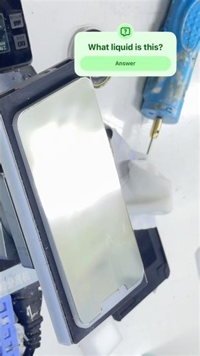 How to clean OLED Polarizer Glue | 🔥 Screen Refurbishing Process || #reels #youtube #tranding