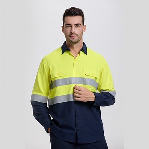 [Hot Item] Flame Retardant Work Clothes Men Overalls Frc Clothing Fire Retardant Coverall Fr Flame Resistant Working Coverall