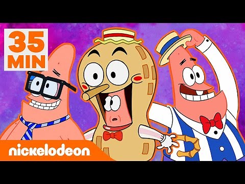 SpongeBob i Patryk Rozgwiazda Show | 35 minut najdziwniejszych posad Patryka! | Nickelodeon Polska