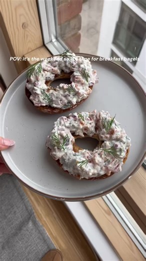 High Protein Smoked Salmon Bagels Recipe