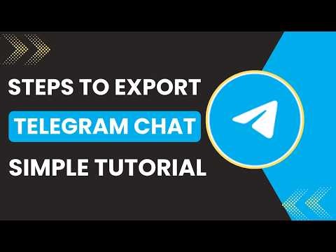 How to export Telegram chat