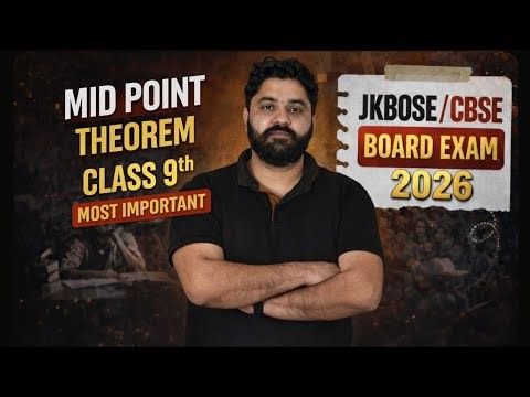 Class 9 Maths | Midpoint Theorem Explained Simply | Most Important Concept