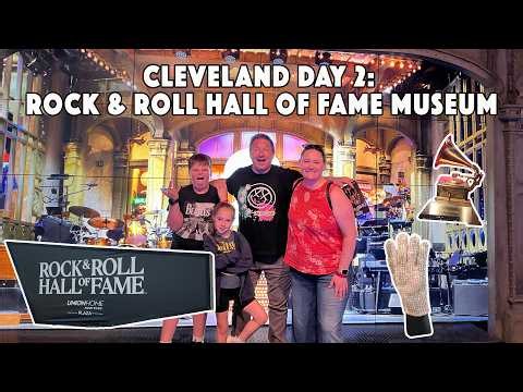 Rock & Roll Hall of Fame Museum : Exploring Cleveland with Kids Day 2