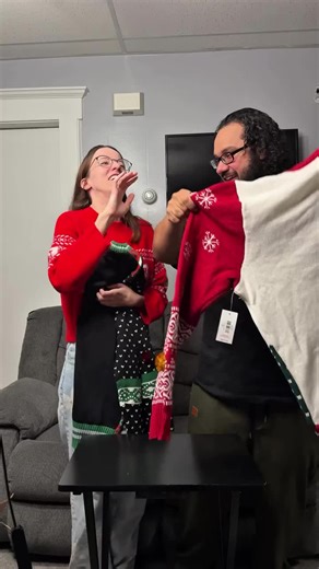 we hope ur enjoying ur ugly christmas sweaters as much as these two are 😉 📸: @ourguiltycollections