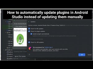 How to update plugins in Android Studio