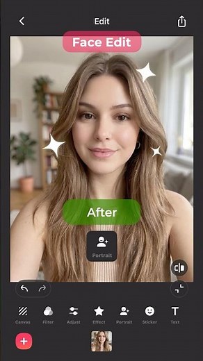 ✨ Small touch-ups, big difference.💖 Enhance your natural beauty with InShot! #inshot #photoediting