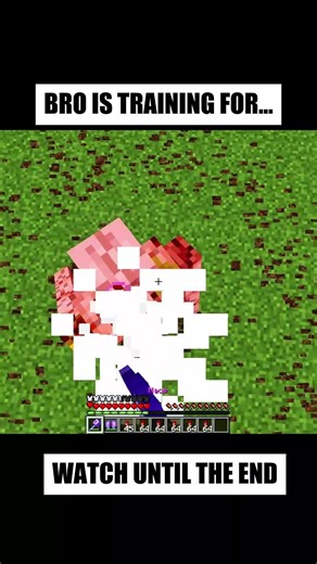 HE IS TRAINING TO FIGHT A BOSS