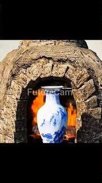 How Blue White Porclain is Made #Porcelain #Pottery #CeramicArt #BlueAndWhite #ClayArt #3danimation