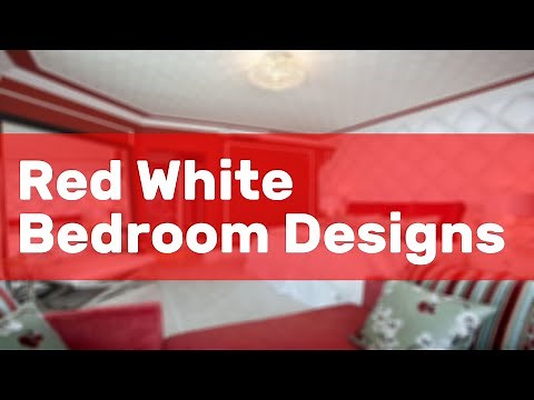 Red White Bedroom Designs