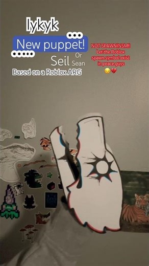 New puppet!!! #dragonpuppets #paperdragonpuppet #paperdragon #art #artist #sunsetsigma #robloxarg