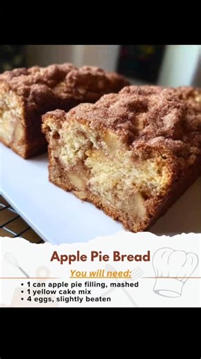 4.3K views · 22 reactions | Apple Pie Bread Ingredients: - 1 can...