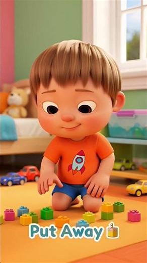 Clean Your Room 🧹 Good Habits for Kids #shorts