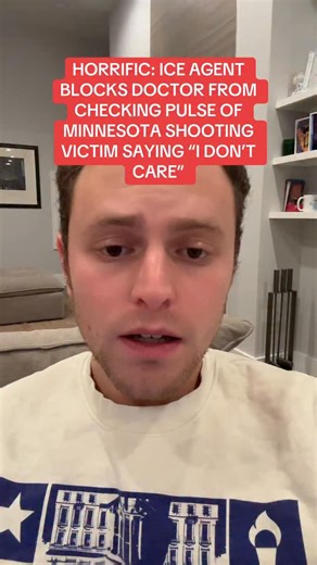 Aaron Parnas on Instagram: "*Trigger Warning* Wow. This video was taken by Emily Heller, an eye witness at the scene of the horrific shooting in Minnesota. You hear someone say: “I’m a physician.” Ice agents respond: “I don’t care.”"