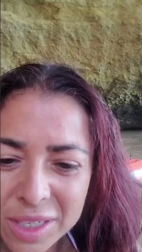 Thiis Benagil Cave… a hidden beach inside a massive sea cave in Portugal 🇵🇹