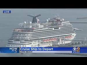 Carnival Cruise Ship Takes Off From Long Beach Port For First Time In 18 Months