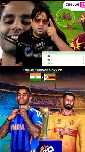 India vs Zimbabwe | 300 par karna padega team india ✅ #teamindia #t20worldcup2026 #cricket #indvszim