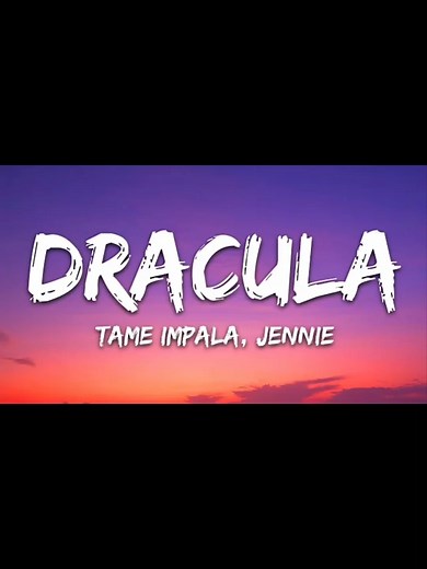 🎤 Lyrics: Tame Impala, JENNIE - Dracula (JENNIE Remix) [Verse 1: Tame Impala, JENNIE, Tame Impala & JENNIE] The morning light is turning blue, the feeling is bizarre (Bizarre) The night is almost over, I still don't know where you are The shadows, yeah, they keep me pretty like a movie star Daylight makes me feel like Dracula (Dracula) [Refrain: Tame Impala & JENNIE] In the end, I hope it's you and me (You and me) In the darkness, I would never leave (Never leave) You won't ever see me in the l