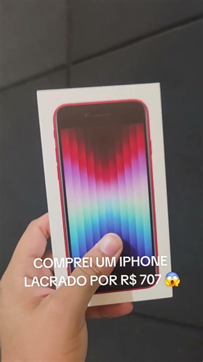 I BOUGHT A BRAND NEW IPHONE SE (3RD GEN) FOR R$ 707 😱