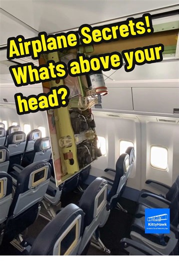 Where do the oxygen masks come from? #airplane #secrets #avgeek #fypシ #foryoupage @KittyHawk