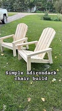 Adirondack chair build. #woodworking #adirondack #diy #patio #deck #chair #outdoor #furniture #howto