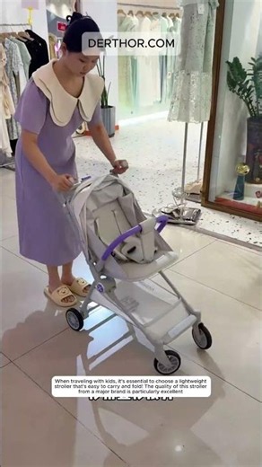 When traveling with kids, it's essential to choose a lightweight stroller that's easy to carr